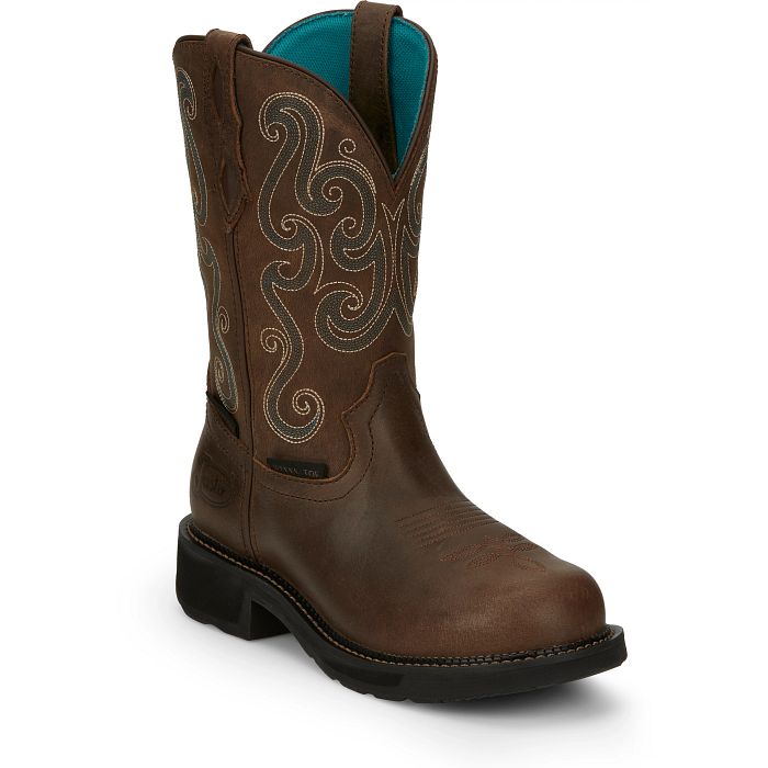 Tasha 11" Steel Toe Waterproof Work Boot