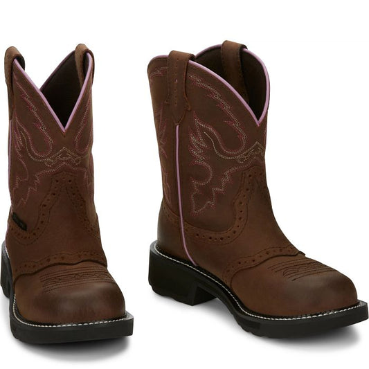 Wanette 8" Steel Toe Waterproof Work Boot