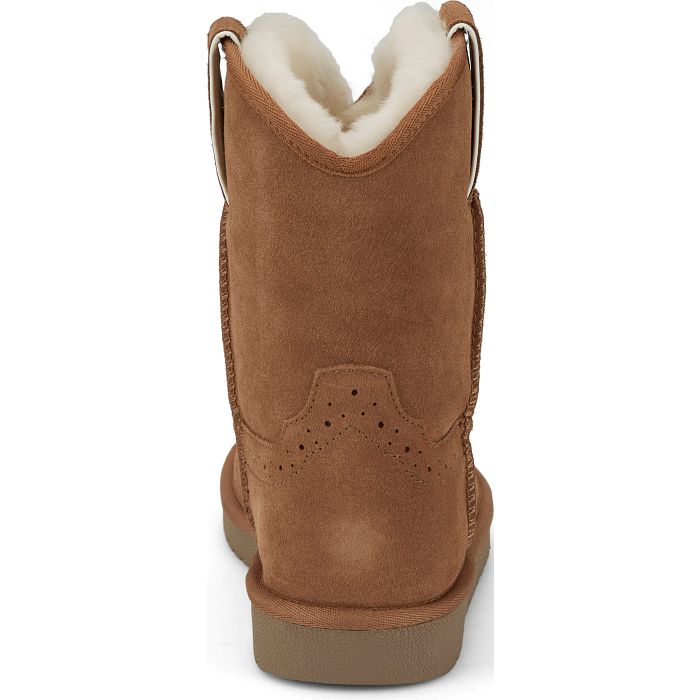 Heidi 8" Suede Shearling
