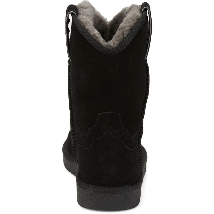 Heidi 8" Suede Shearling