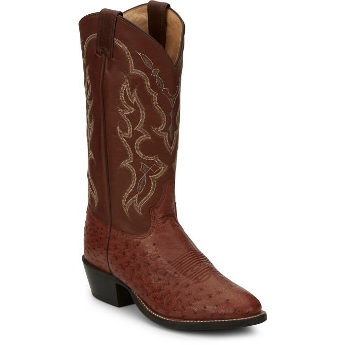 Tiberius 13" Smooth Ostrich