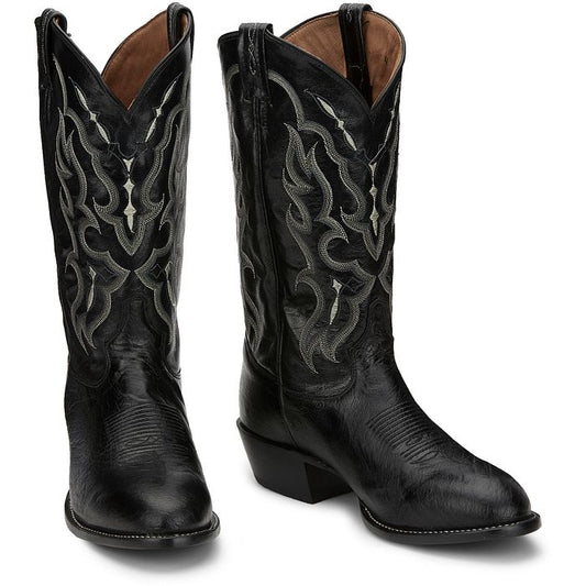 Bonham 13" Smooth Ostrich Western Boot