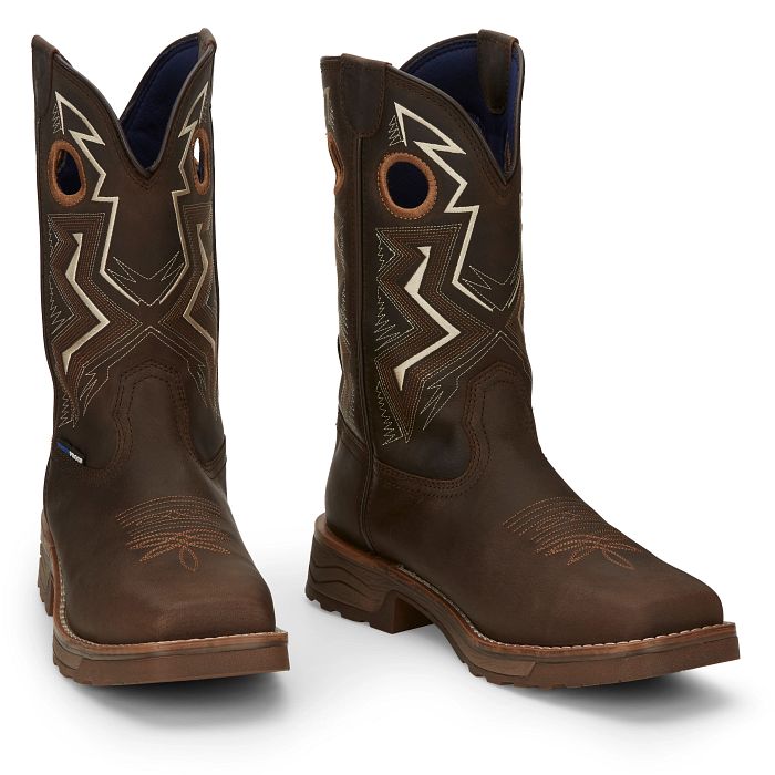 Force 11" Wide Square Composite Toe Waterproof Work Boot