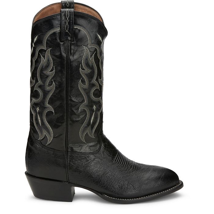 Bonham 13" Smooth Ostrich Western Boot