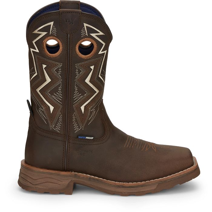Force 11" Wide Square Composite Toe Waterproof Work Boot