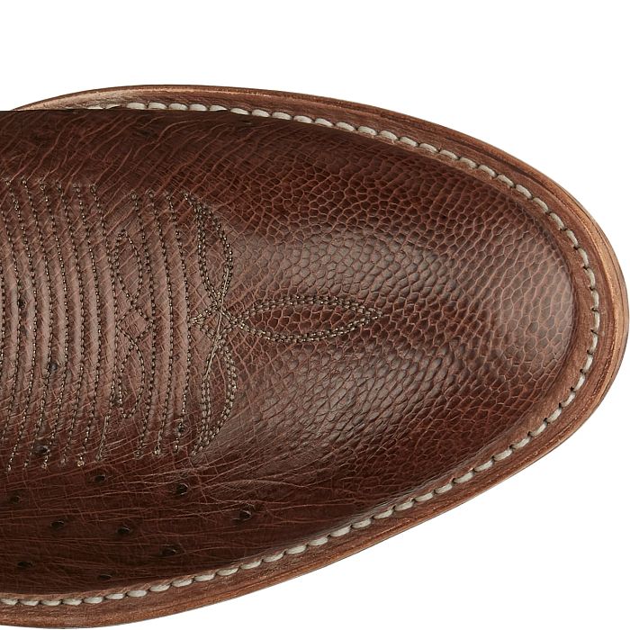 Tiberius 13" Smooth Ostrich