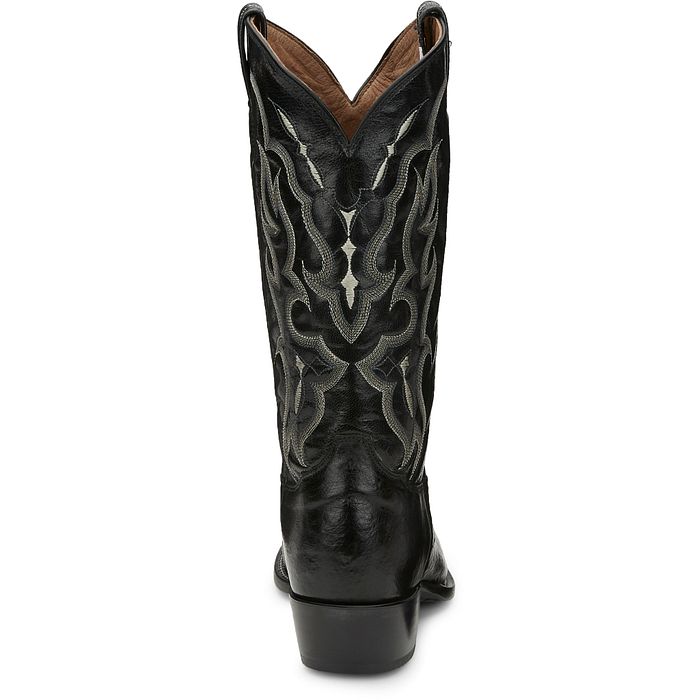 Bonham 13" Smooth Ostrich Western Boot