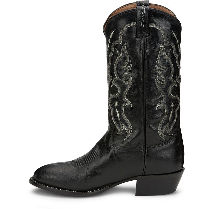 Bonham 13" Smooth Ostrich Western Boot